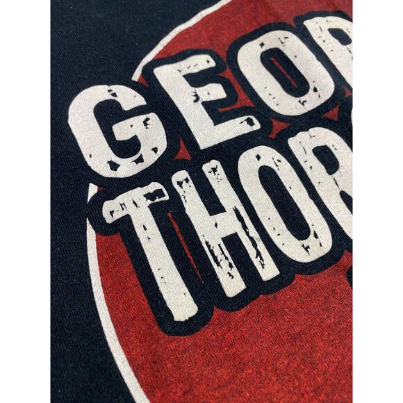 George Thorogood “I Drink Alone” Concert T-Shirt Unisex Size Medium Black Rock - Picture 10 of 10